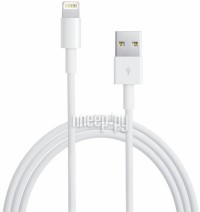 Фото APPLE Lightning to USB Cable 1m для iPhone 5 / 5S / SE/iPod Touch 5th/iPod Nano 7th/iPad  4/iPad mini MD818