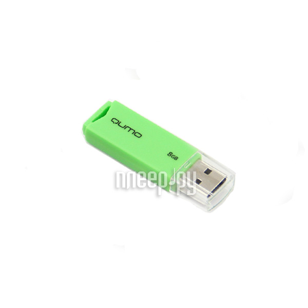USB Flash Drive 8Gb - Qumo Tropic Green QM8GUD-TRP-Green  323 