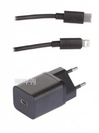 Фото Baseus Super Si Quick Charger 1C 20W Sets + Cable USB Type-C Black TZCCSUP-B01