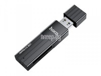Фото Карт-ридер Hoco HB20 USB 2.0 Black
