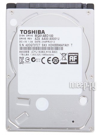   1Tb - Toshiba MQ01ABD100M 