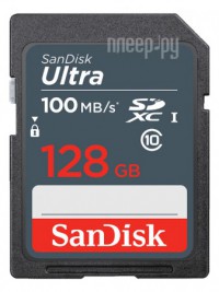 Фото 128Gb - SanDisk Ultra SDXC Class 10 UHS-I SDSDUNR-128G-GN3IN (Оригинальная!)