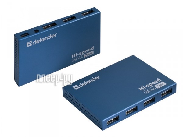  USB Defender Septima Slim USB 7-ports 83505  738 