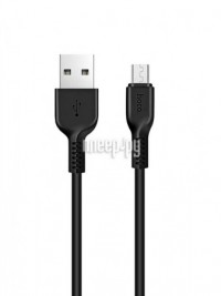 Фото Hoco Easy X13 USB - MicroUSB 1m Black 6957531061168