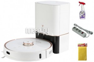 Фото Viomi Vacuum Cleaner Robot S9 White V-RVCLMD28A Выгодный набор + подарок серт. 200Р!!!