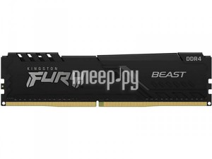 Фото Kingston Fury Black DDR DDR4 DIMM 2666Mhz PC21300 CL16 - 16Gb KF426C16BB1/16