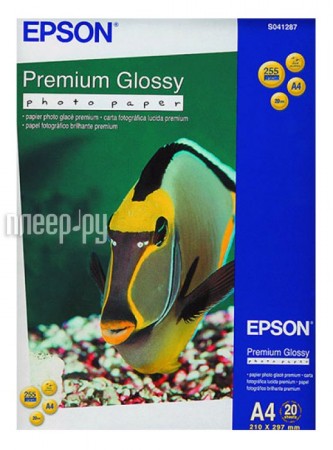 Epson Premium Photo Glossy Photo Paper S041287 
