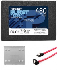 Фото Patriot Memory Burst Elite 480Gb PBE480GS25SSDR Выгодный набор + подарок серт. 200Р!!!