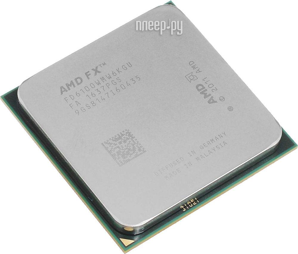  AMD FX-6100 Zambezi Black Edition OEM FD6100WMW6KGU (3300MHz / Socket AM3+ / L3 8192Kb) 