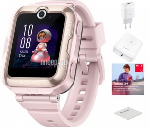 Фото Huawei Watch Kids 4 Pro ASN-AL10 Pink 55027637 Выгодный набор + подарок серт. 200Р!!!
