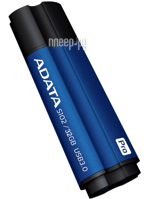 USB Flash Drive 32Gb - A-Data S102 Pro USB 3.0 Blue AS102P-32G-RBL  763 