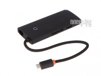 Фото Хаб USB Baseus Lite Series 6-Port Type-C HUB Type-C - HDMI+2xUSB3.0+PD+SD/TF Black WKQX050101