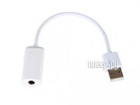 Фото Ugreen US206 USB-A Male - 3.5mm Aux White 30712