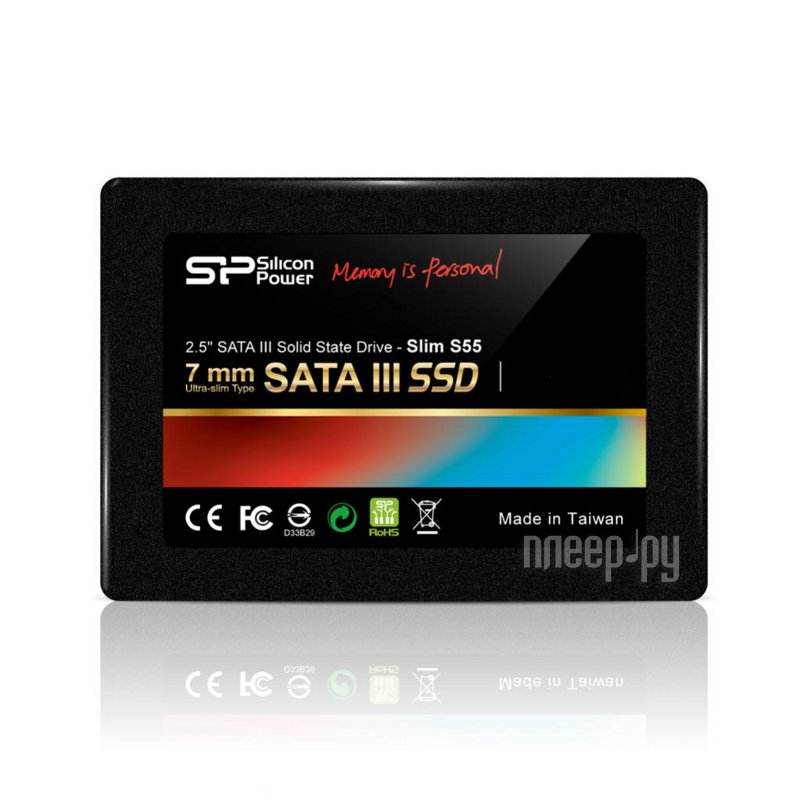   60Gb Silicon Power Slim S55 SATA III SP060GBSS3S55S25 