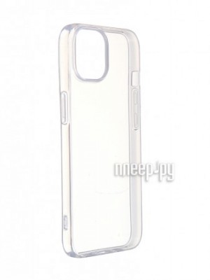 Фото Чехол DF для APPLE iPhone 14 Silicone Super Slim Transparent iCase-26