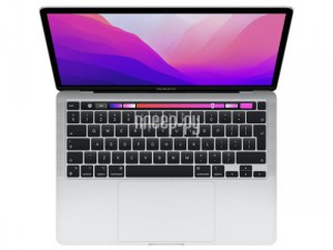 Фото APPLE MacBook Pro 13 (2022) (Английская раскладка клавиатуры) Silver MNEP3 (Apple M2/8192Mb/256Gb SSD/Wi-Fi/Bluetooth/Cam/13.3/2560x1664/Mac OS)