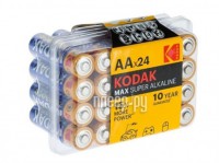 Фото AA - Kodak LR6/24BOX Max Super Alkaline (24 штуки)