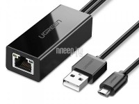 Фото Ugreen MicroUSB 2.0 - 100Mbps Ethernet Adapter 30985