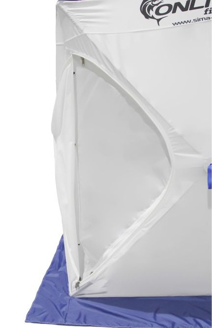 Палатка Onlitop Призма 150 Стандарт В95Т1 White-Blue 1176215 Палатка Onlitop Призма 150 Стандарт В95Т1 White-Blue 1176215