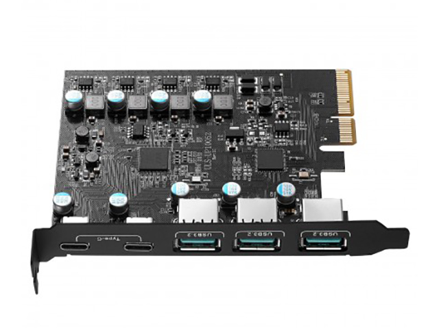 Контроллер KS-is 5 в 1 PCIe USB 3.2 Gen2 KS-798 контроллер raid broadcom sas pcie 12gb s 9460 16i