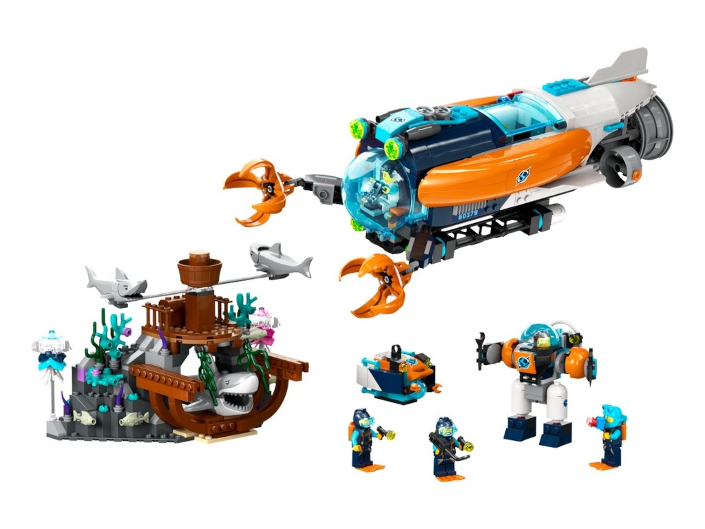  Lego City Deep-Sea Explorer Submarine 842 . 60379