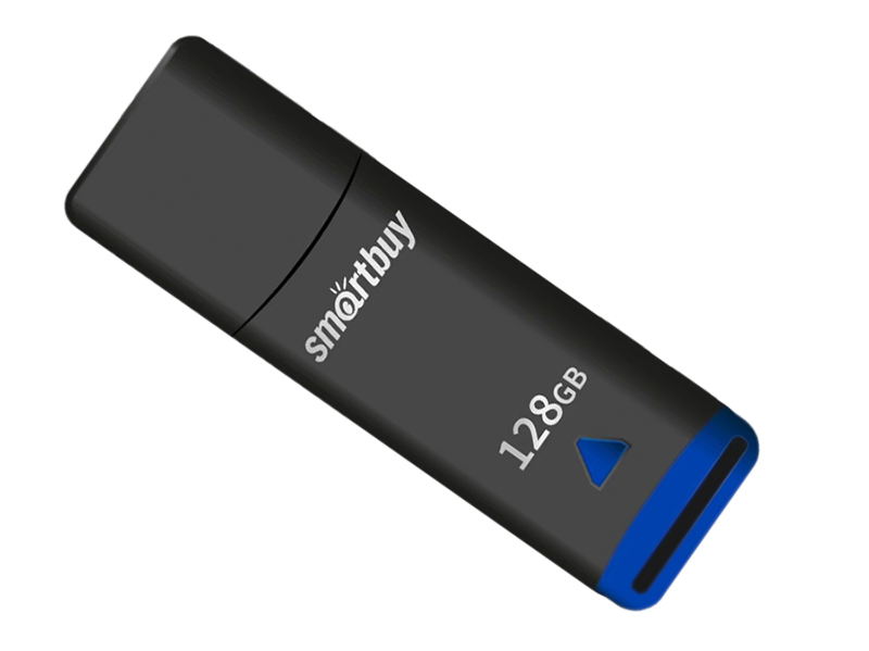 USB Flash Drive 128Gb - SmartBuy Easy Black SB128GBEK usb flash drive 16gb smartbuy easy white sb016gbew