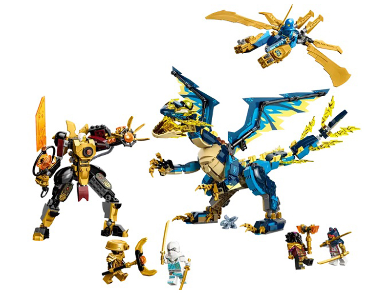 фото Конструктор lego ninjago elemental dragon vs. the empress mech 1038 дет. 71796