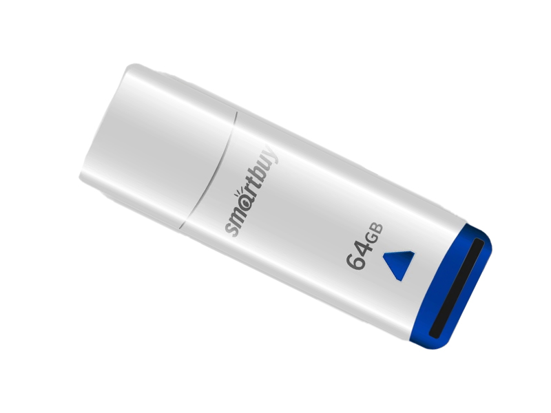 USB Flash Drive 64Gb - SmartBuy Easy White SB064GBEW usb flash drive 64gb smartbuy easy white sb064gbew