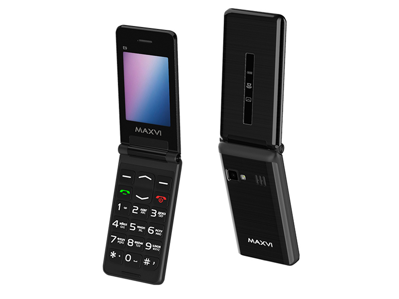 Сотовый телефон Maxvi E9 Black