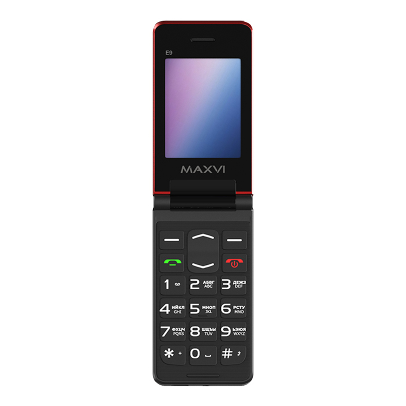 Сотовый телефон Maxvi E9 Red