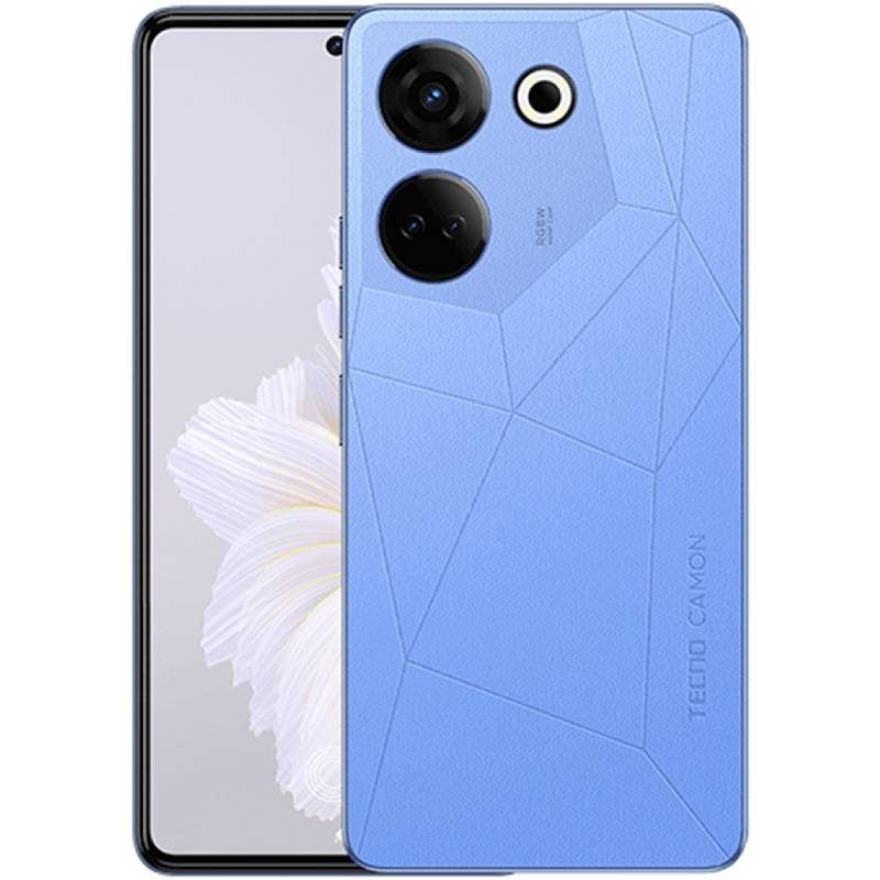 Сотовый телефон Tecno Camon 20 Pro 8/256Gb CK7n Serenity Blue