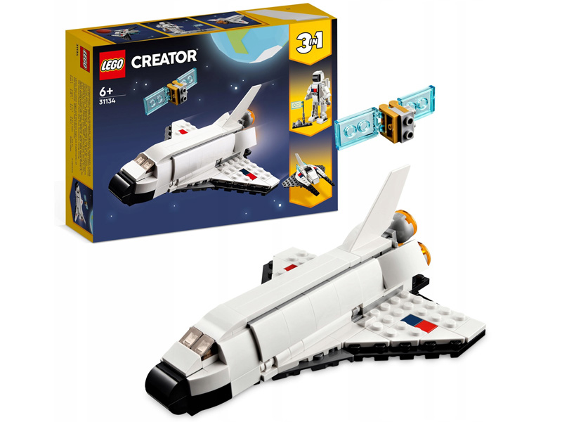 

Конструктор Lego Creator Космический шаттл 144 дет. 31134, Космический шаттл