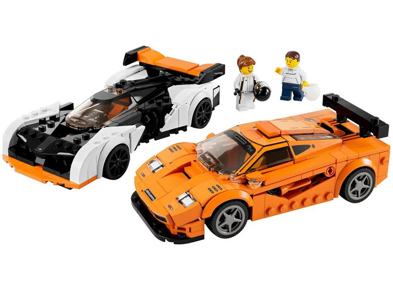 

Конструктор Lego Speed Champions McLaren Solus GT и McLaren F1 LM 581 дет. 76918, McLaren Solus GT и McLaren F1 LM