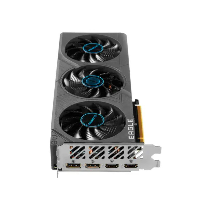 фото Видеокарта gigabyte nvidia geforce rtx 4060ti gddr6 pci-e 2550mhz 8192mb 18000mhz 128-bit hdmi dp gv-n406teagle oc-8gd