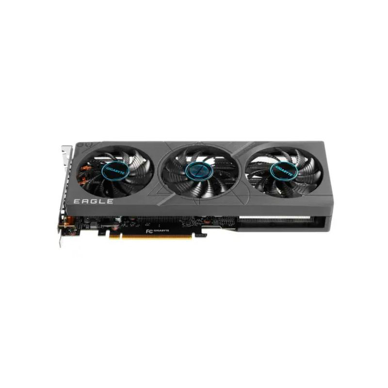 фото Видеокарта gigabyte nvidia geforce rtx 4060ti gddr6 pci-e 2550mhz 8192mb 18000mhz 128-bit hdmi dp gv-n406teagle oc-8gd