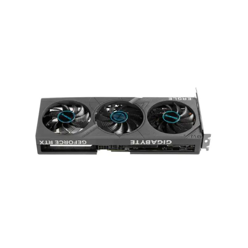 фото Видеокарта gigabyte nvidia geforce rtx 4060ti gddr6 pci-e 2550mhz 8192mb 18000mhz 128-bit hdmi dp gv-n406teagle oc-8gd