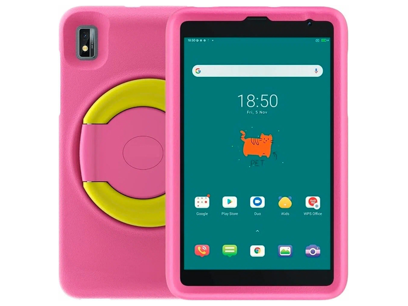 Планшет Blackview Tab 6 Kids Pink (Unisoc Tiger T310 2.0GHz/3072Mb/32Gb/4G/GPS/Wi-Fi/Bluetooth/Cam/8.0/1280x800/Android)