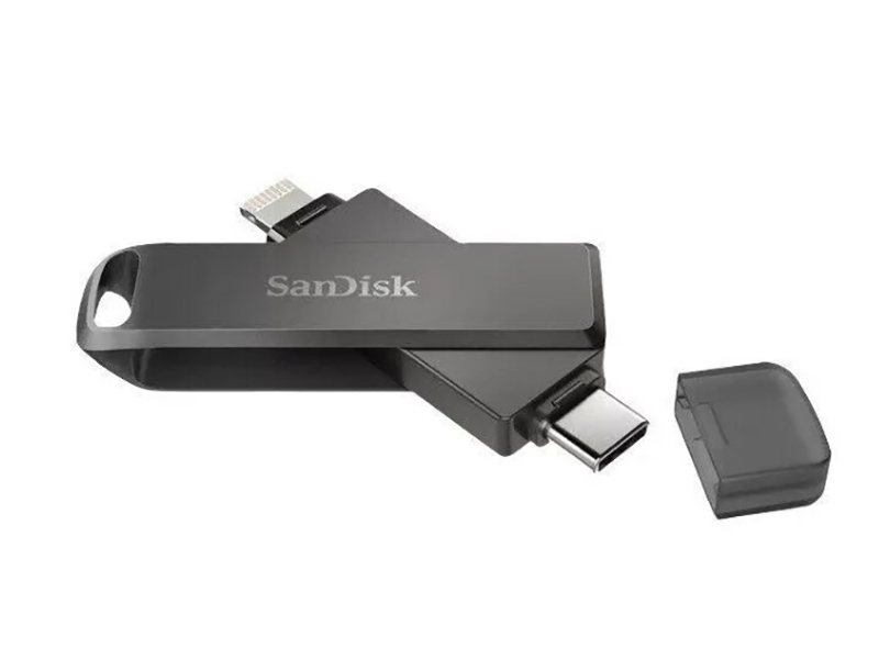 USB Flash Drive 256Gb - SanDisk iXpand Luxe SDIX70N-256G-GN6NE thinkplus mu241 256gb usb3 0 u disk rotatable usb flash drive metal u disk high speed transmission wide compatibility