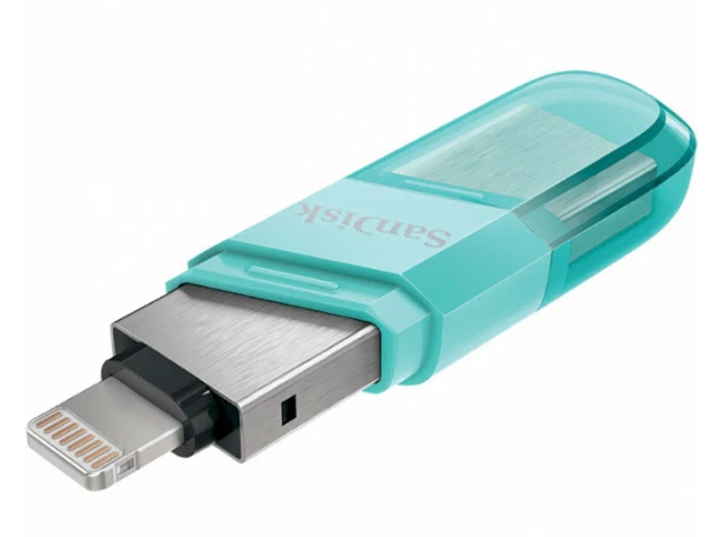 USB Flash Drive 128Gb - SanDisk iXpand Flip SDIX90N-128G-GN6NJ usb flash drive 64gb sandisk ixpand flip sdix90n 064g gn6nn