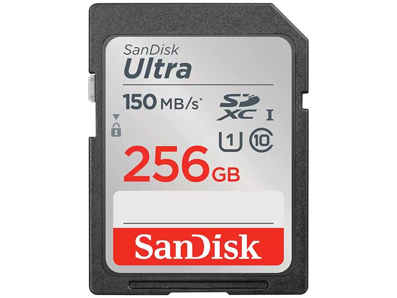 Карта памяти 256Gb - SanDisk Secure Digital XC Class 10 UHS-I Ultra SDSDUNC-256G-GN6IN
