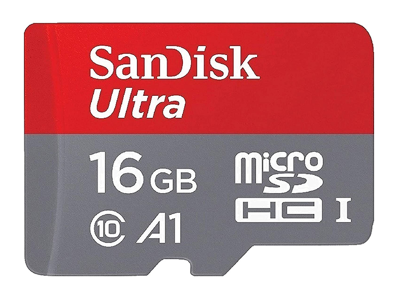   16Gb - SanDisk Micro Secure Digital HC Class 10 Ultra UHS-I A1 SDSQUAR-016G-GN6MN