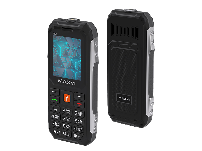 

Сотовый телефон Maxvi T100 Black, T100