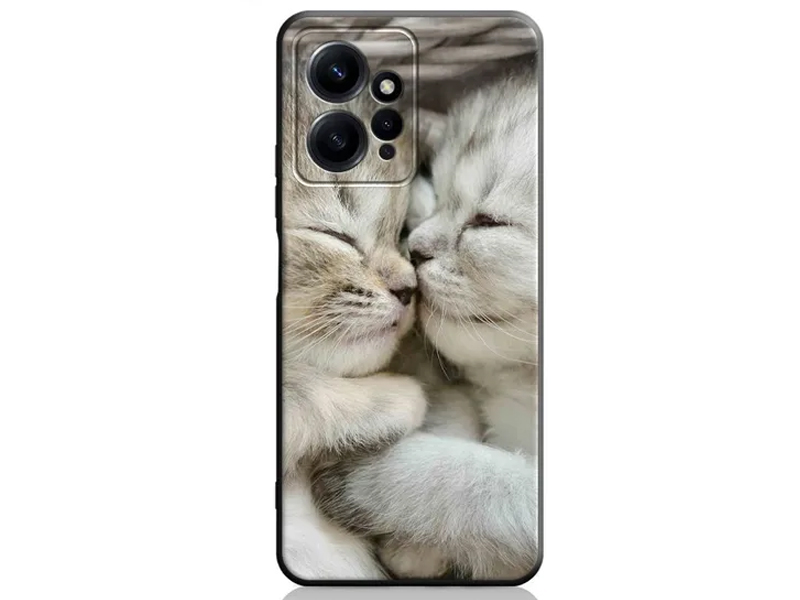 

Чехол DF для Xiaomi Redmi Note 12 4G Silicone Print Art120 Black xiCase-83, Xiaomi Redmi Note 12 4G