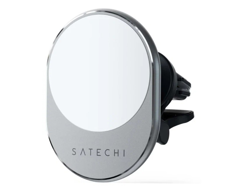 Зарядное устройство Satechi Magnetic Wireless Car Charge Space Grey ST-MCMWCM зарядное устройство satechi magnetic 3 in 1 wireless charging stand st wmcs3m