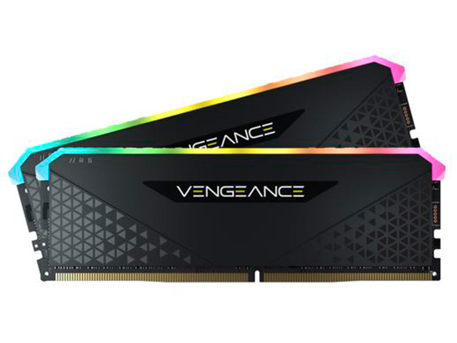 фото Модуль памяти corsair vengeance rgb rs ddr4 3600mhz pc4-28800 cl18 - 32gb kit (2x16gb) cmg32gx4m2d3600c18