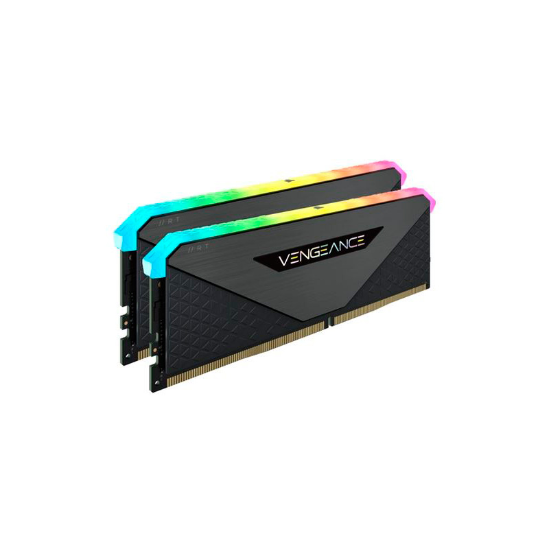 фото Модуль памяти corsair vengeance rgb rt ddr4 3200mhz pc4-25600 c16 - 32gb kit (2x16gb) cmn32gx4m2z3200c16