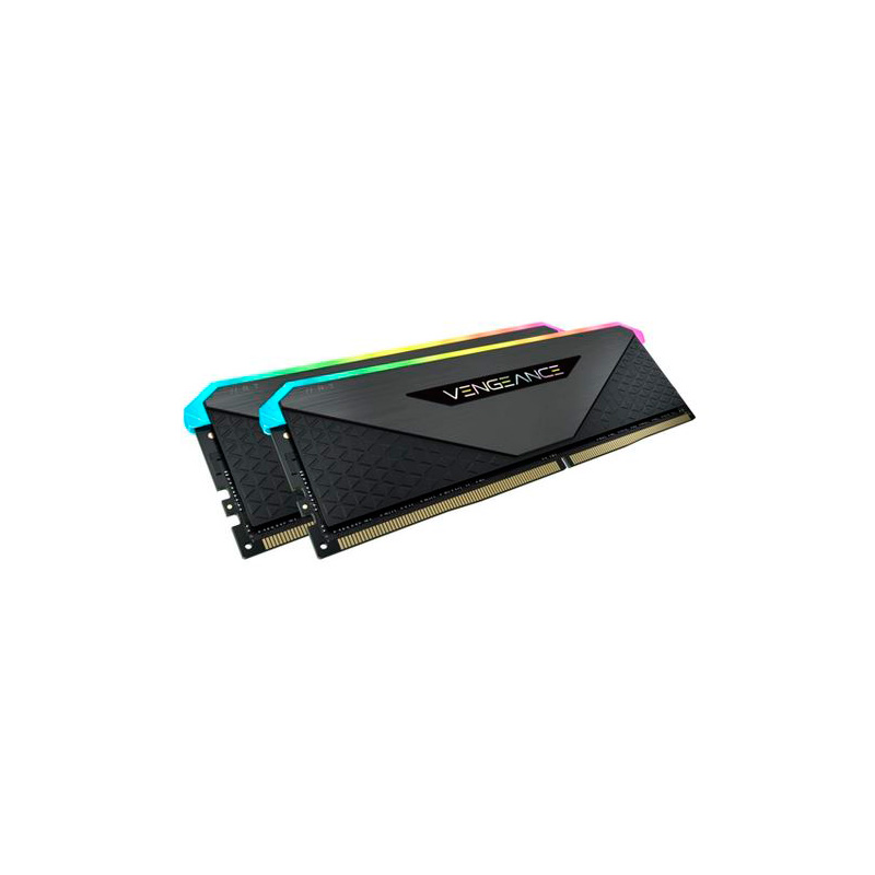 фото Модуль памяти corsair vengeance rgb rt ddr4 3200mhz pc4-25600 c16 - 32gb kit (2x16gb) cmn32gx4m2z3200c16