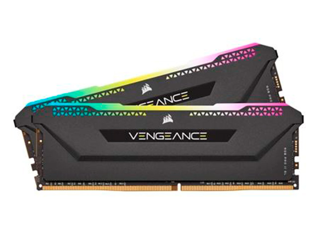 фото Модуль памяти corsair vengeance rgb pro sl ddr4 3600mhz pc4-28800 cl18 - 32gb kit (2x16gb) cmh32gx4m2z3600c18