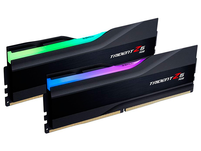 фото Модуль памяти g.skill trident z5 rgb ddr5 6000mhz pc5-48000 cl40 - 48gb kit (2x24gb) f5-6000j4048f24gx2-tz5rk