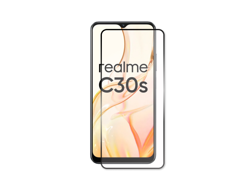 

Защитное стекло Svekla для Realme C30S Full Glue Black ZS-SVREALC30S-FGBL, Realme C30S